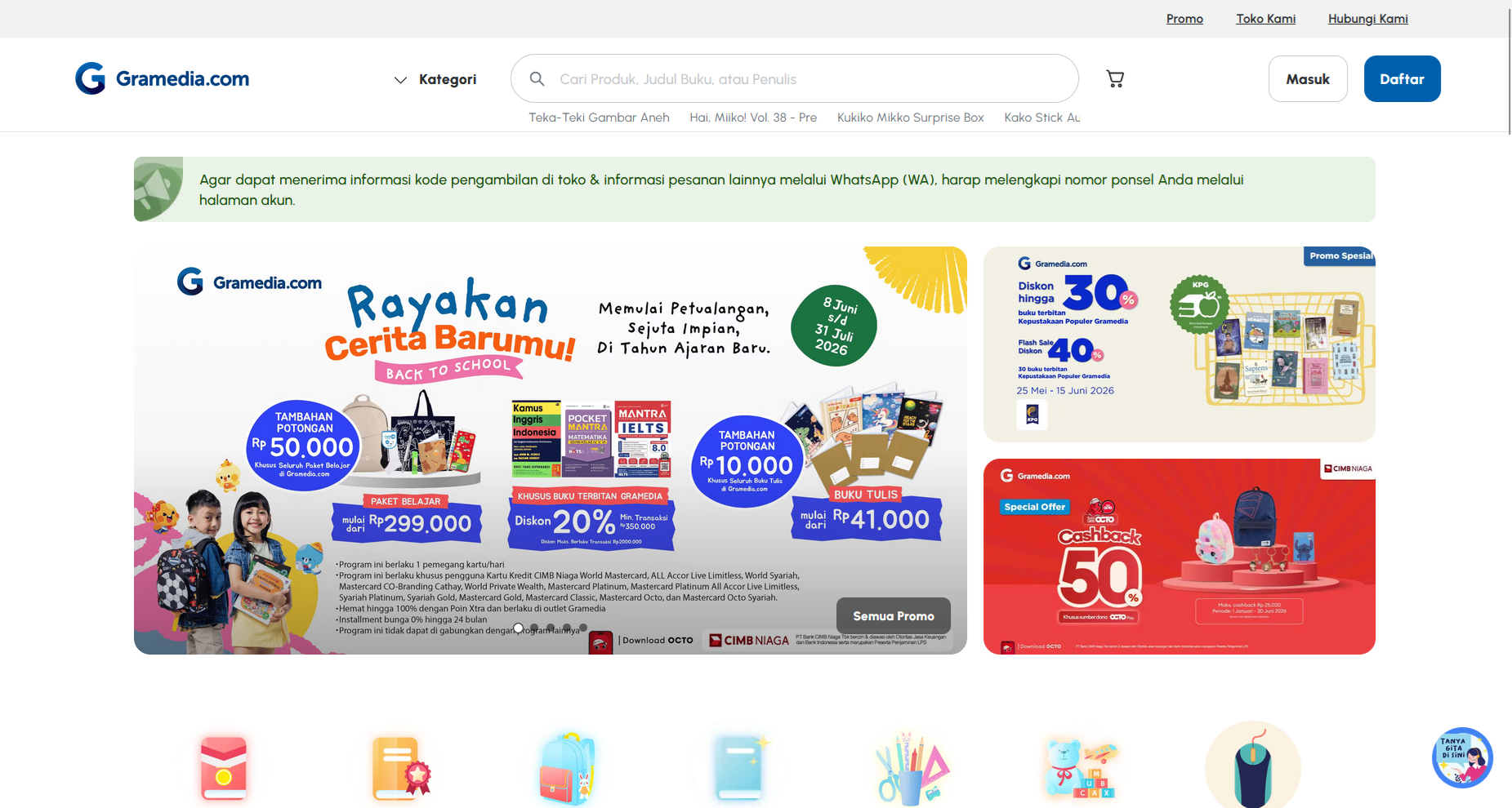 Gramedia.com screenshot 1