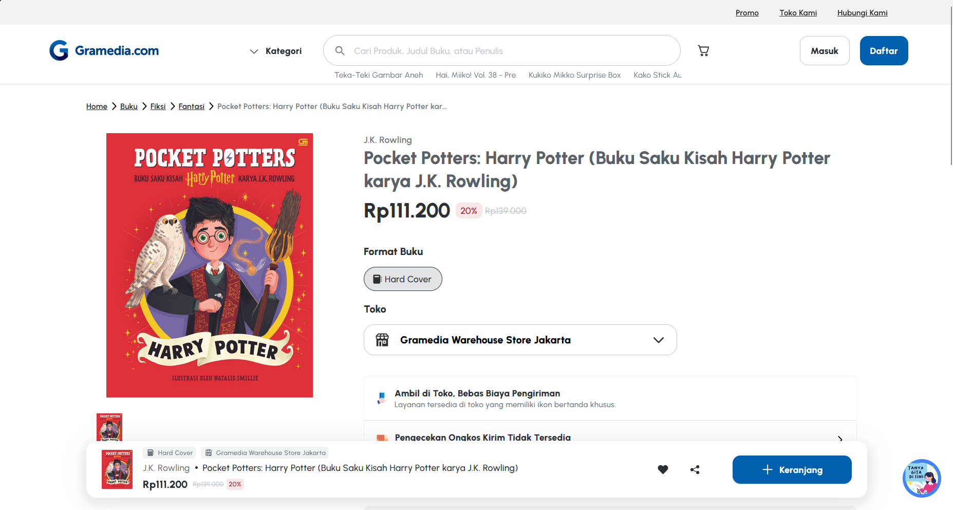 Gramedia.com screenshot 2